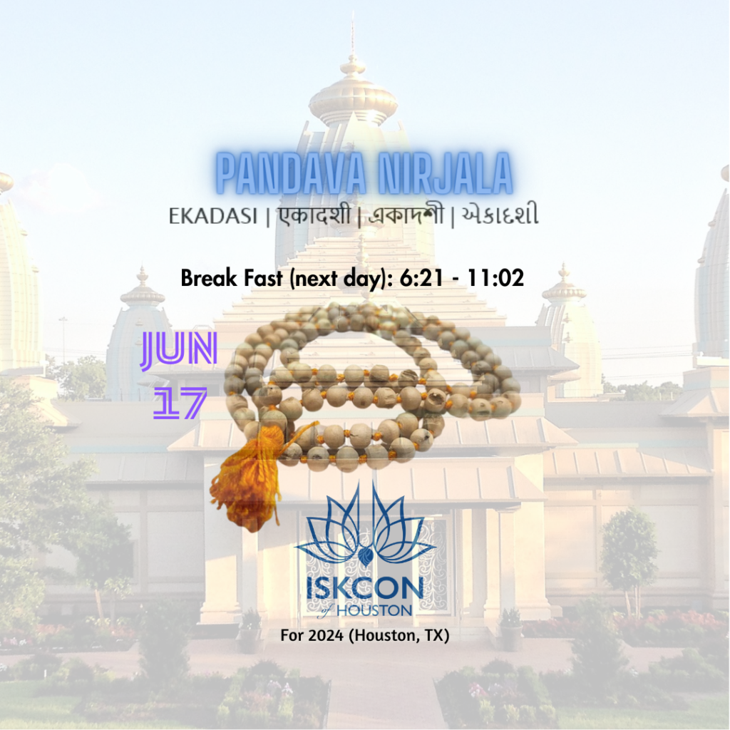 Events for July 2024 ISKCON of Houston