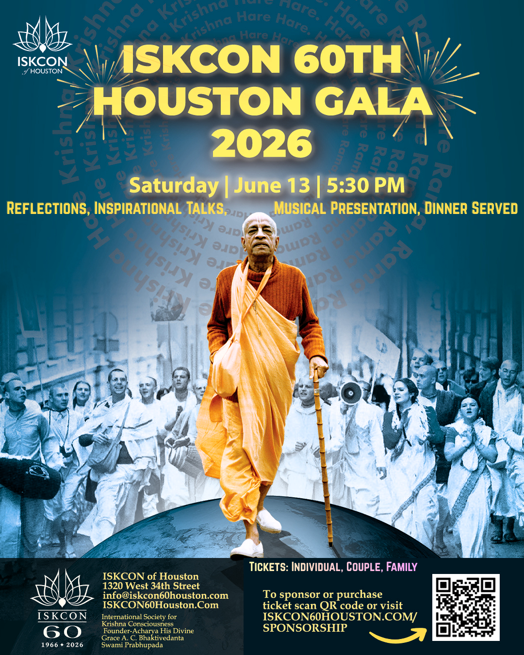 ISKCON 60 Houston Gala 2026